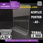 DISPLAY ACRYLIC TIPE DAA5 – AKRILIK POSTER UKURAN A5 | RAK MINIMARKET ...