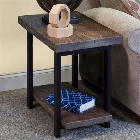 Rustic Contemporary End Tables at Weston Donahue blog