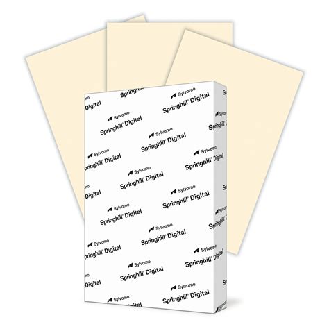 Snapklik.com : Springhill 11” X 17” Ivory Copy Paper, 28lb Bond/70lb ...
