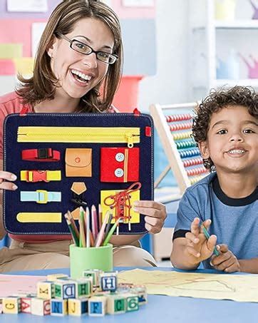 Buy Kidology Montessori Busy Board Toy To Develop Basic Skills ...