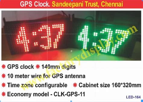 LED Digital Clocks - LED Ntp Digital Clock Manufacturer from Chennai