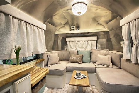 Shabby Chic Airstream | Airstream interior, Camper interior design ...