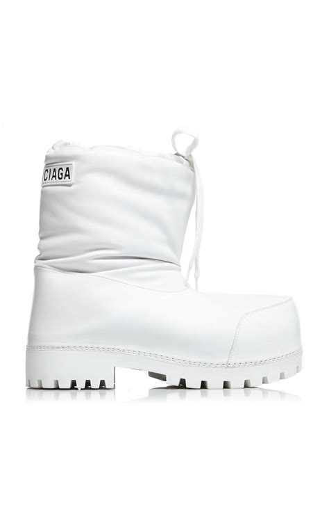 Balenciaga Alaska Nylon Ski Boots in White | Lyst