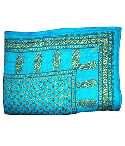 Buy Shree Shyam Marketing Firozi Daie Gold Butti Single Cotton ...