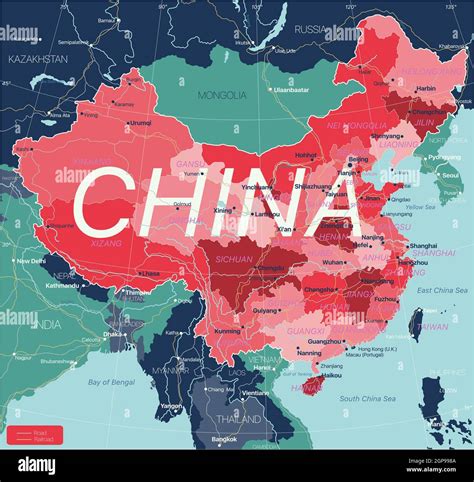 Xinjiang Map Cities