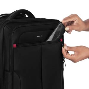 Buy Nasher Miles Polyester 8 Wheels 360 Degree Wall Street Soft-Sided ...