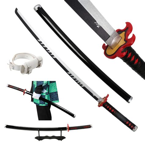 Buy 41 inches Demon Slayer Cosplay with Belt Holder Stand, Inosuke ...