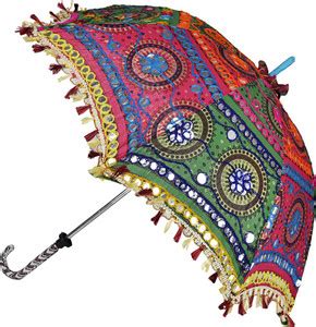 Lal Haveli Women's Fashion Ethnic Fashionable Cotton Summer Umbrella ...