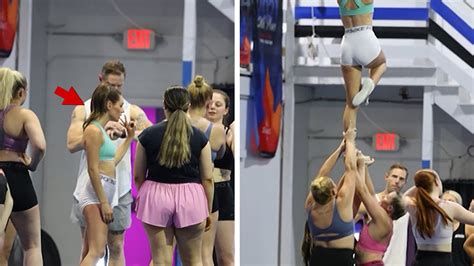 Bill Belichick's GF Jordon Hudson Hits Cheer Practice In Tiny Shorts, Flies High