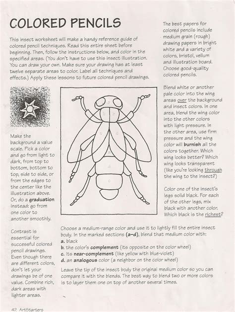 Colored Pencil Worksheet at Harrison Fulton blog