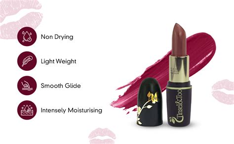 Buy TINSEL&TOO ORGANICO Natural & Nourishing Matte Bullet Lipstick ...