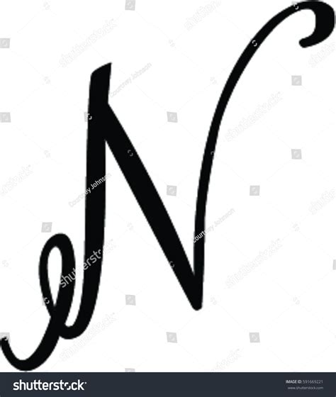 Cursive N