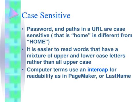 Image result for Case-Sensitive Example