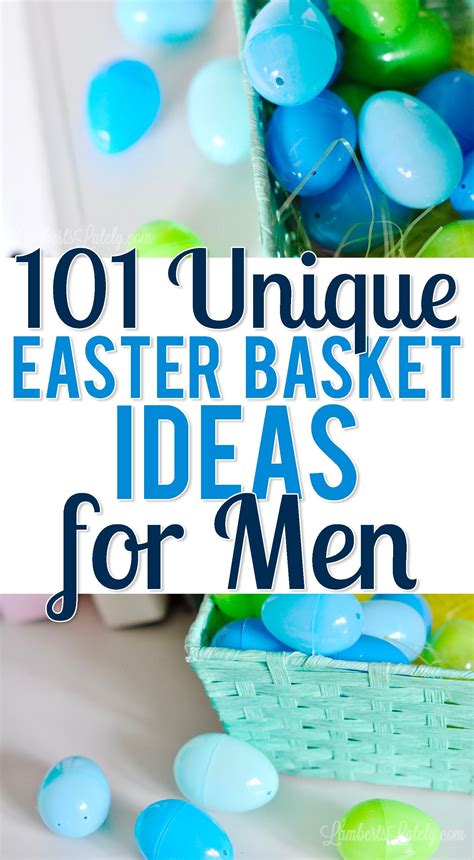 101 unique easter basket ideas for men – Artofit