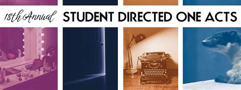 Student-Directed One-Act Plays - Saturday, October 21st, Marg Kallemeyn ...