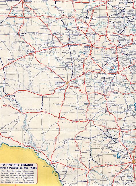 Texas Highway Map