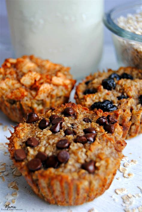 Gluten-Free Baked Oatmeal Cups 3 Ways - Mama Knows Gluten Free