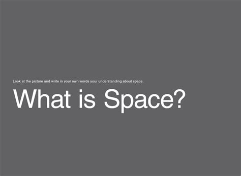 D'source Presentation | What is Space | D'Source Digital Online ...