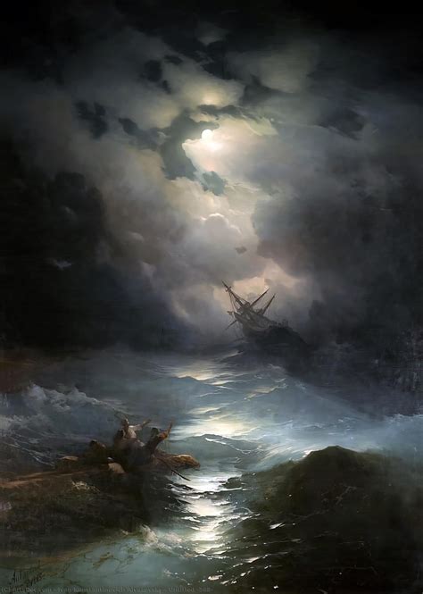 Art Reproductions Untitled (568) by Ivan Konstantinovich Aivazovsky ...
