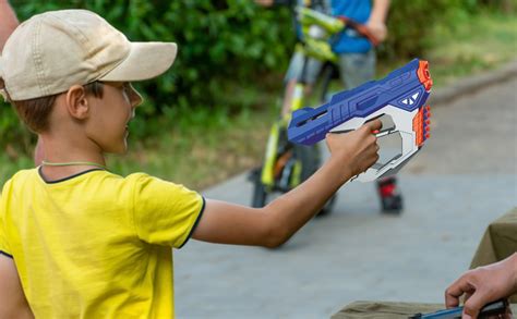 Webby Big Gun Toy with 10 Safe Soft Foam Bullets | Gun Toy for Kids ...