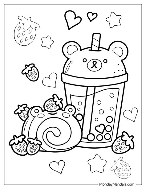 20 Boba Tea Coloring Pages (Free PDF Printables), 56% OFF