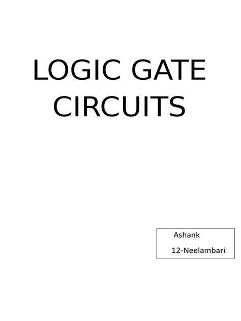 Image result for Computer Logic Gate Tutorials for Grde 8 Students
