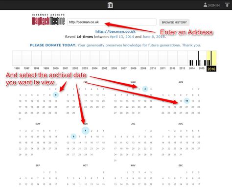 Image result for WayBackMachine Tutorial