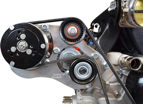 Buy ICT Billet LS Camaro SUV AC Air Conditioner Compressor Bracket Kit ...