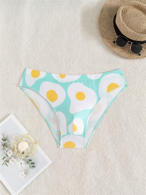 Manfinity KASUA Men's Swimwear Triangle Trunks, For Summer, Hawaiian ...