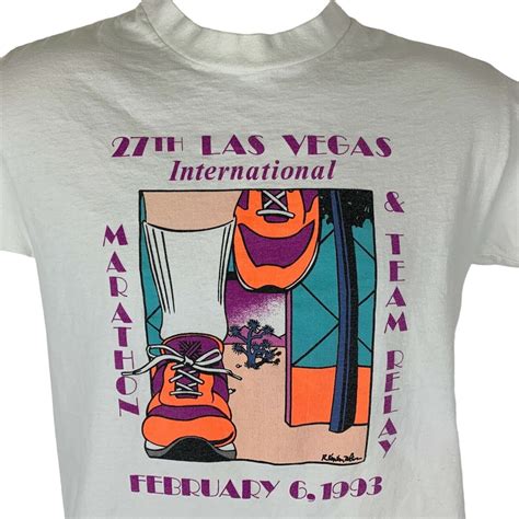 Las Vegas Marathon Team Relay Vintage 90s T Shirt Running - Etsy ...
