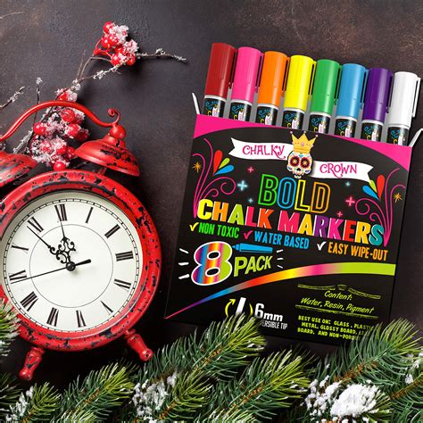 Liquid Chalk Markers for Blackboards - Dry Erase Marker Pens - Chalk ...