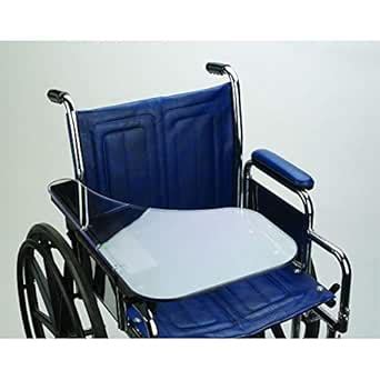 Sammons Preston Premium Flip-Away Half Lap Tray, Clear Wheelchair ...