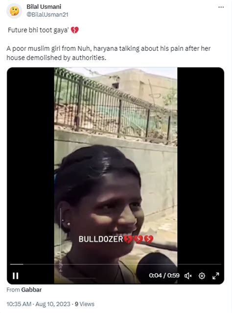 Fact Check: Distressing Video Of Girl Whose Home Was Demolished In ...