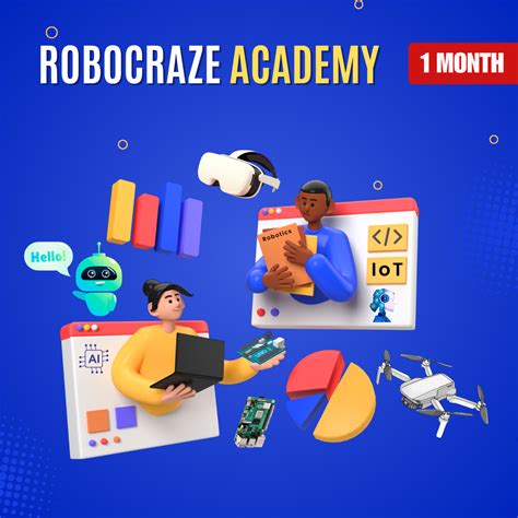 Robocraze Academy – Certified Robotics & IoT Courses (1 MONTH TRIAL PA