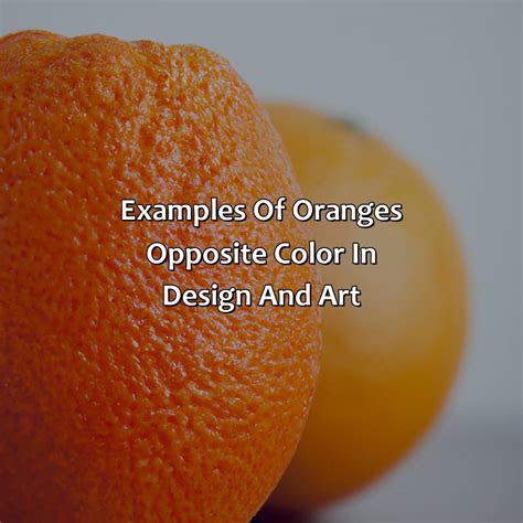 What Is The Opposite Color Of Orange - colorscombo.com