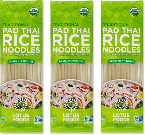 Amazon.com: Thai Kitchen Gluten Free Stir Fry Rice Noodles, 14 oz (Pack ...