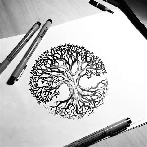 Image result for Monster Tree Tattoo Drawing