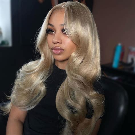 Amazon.com : CIYOO Ash Blonde Highlight Wig Human Hair 13x6 Body Wave ...