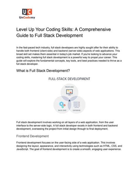 Image result for Full-Stack Development Skills