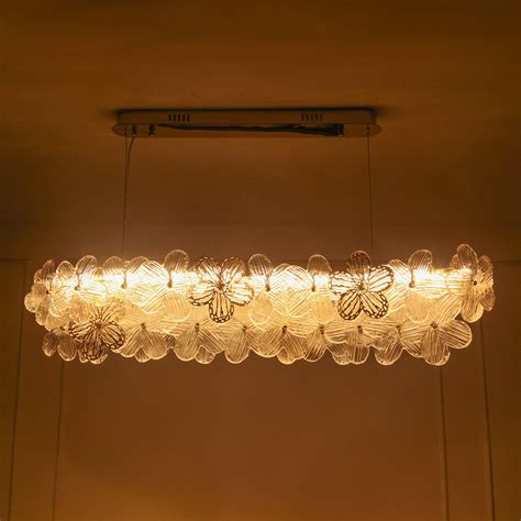 Mystic Glow Smart ( Dimmable & Remote) Rectangle LED Chandelier