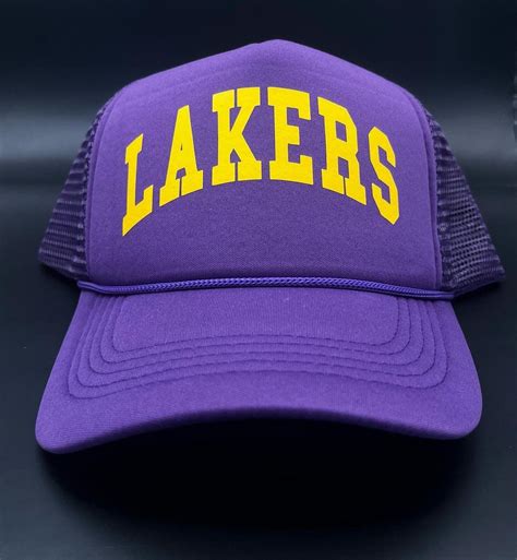 LA LAKERS NBA Trucker Hat/ Los Angeles/ Basketball/ Lakers - Etsy