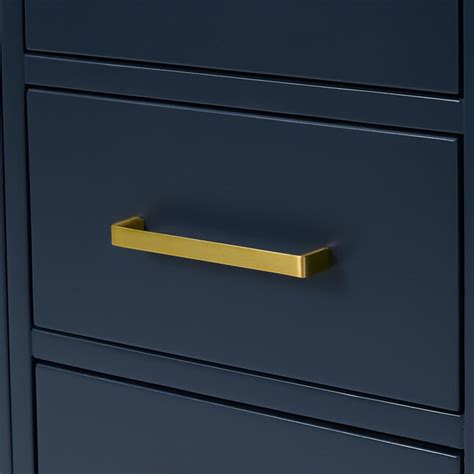 ARIEL Cambridge 49-in Midnight Blue Undermount Single Sink Bathroom ...