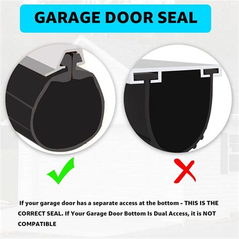 Buy 9 feet Seal Replacement for Clopay Garage Door Rubber Bottom ...
