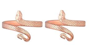 Buy DEVAMA THE DIVINE Bhagya Ratan Snake Copper Adjustable Tamba Ring ...