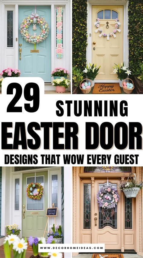 29 Charming Easter Door Decorations You’ll Want to Copy