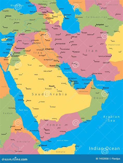 World Map of Middle East 的图像结果