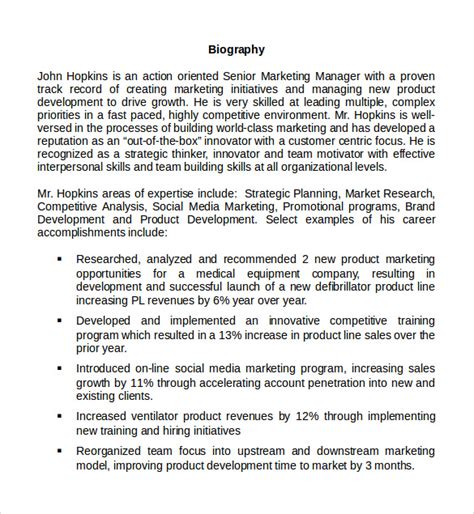 Biography Sample 的图像结果