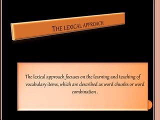 Image result for Lexical Approach Examples