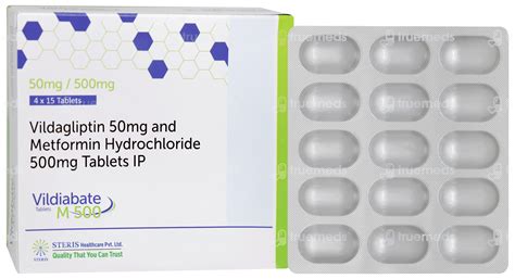 Vildiabate M 500 Tablet 15 - Uses, Side Effects, Dosage, Price | Truemeds