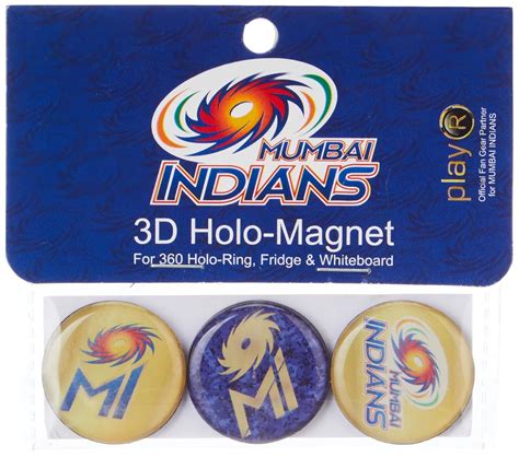 playR x Mumbai Indians Official Magnet Set (Pack of 3) – Iconic Team ...